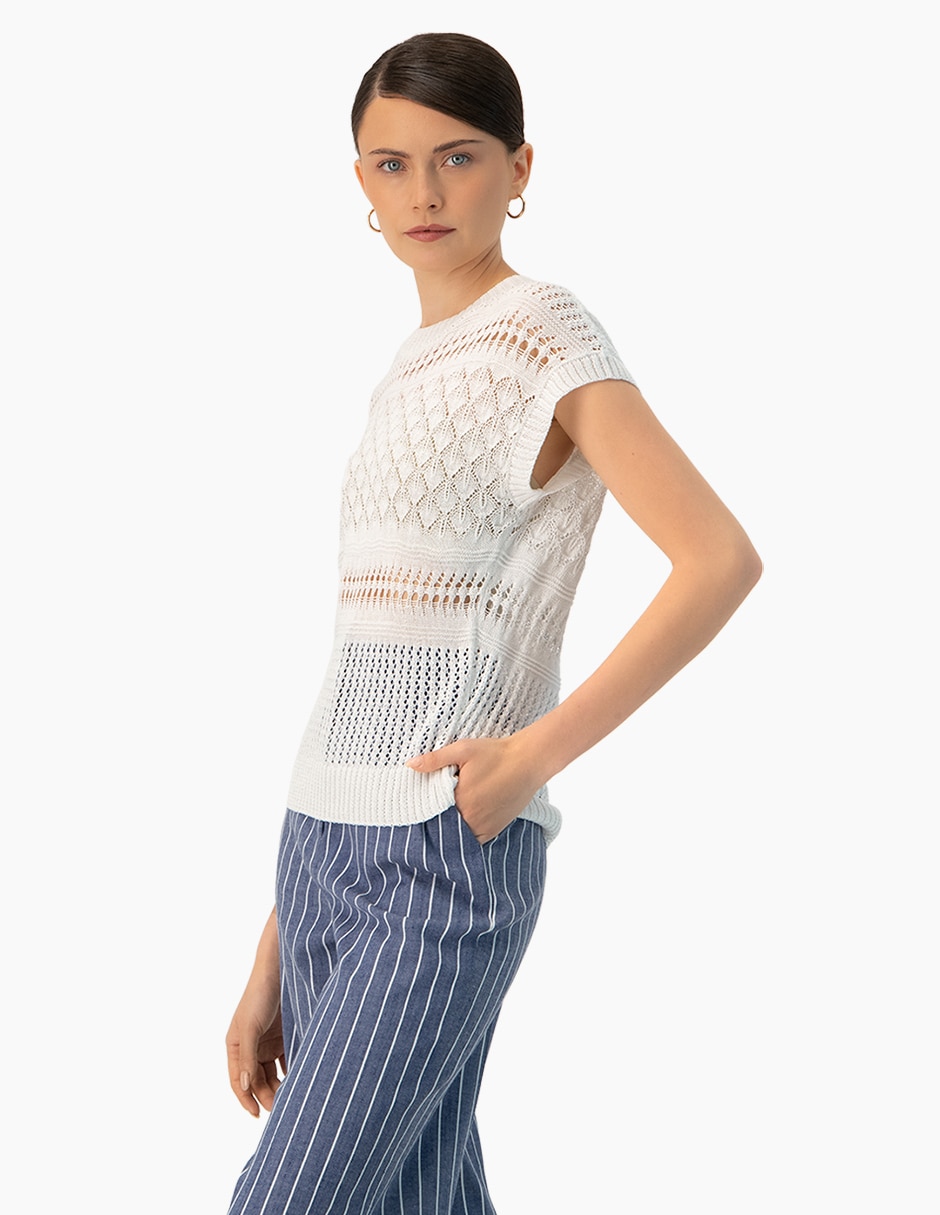 Blusa manga corta para mujer 3