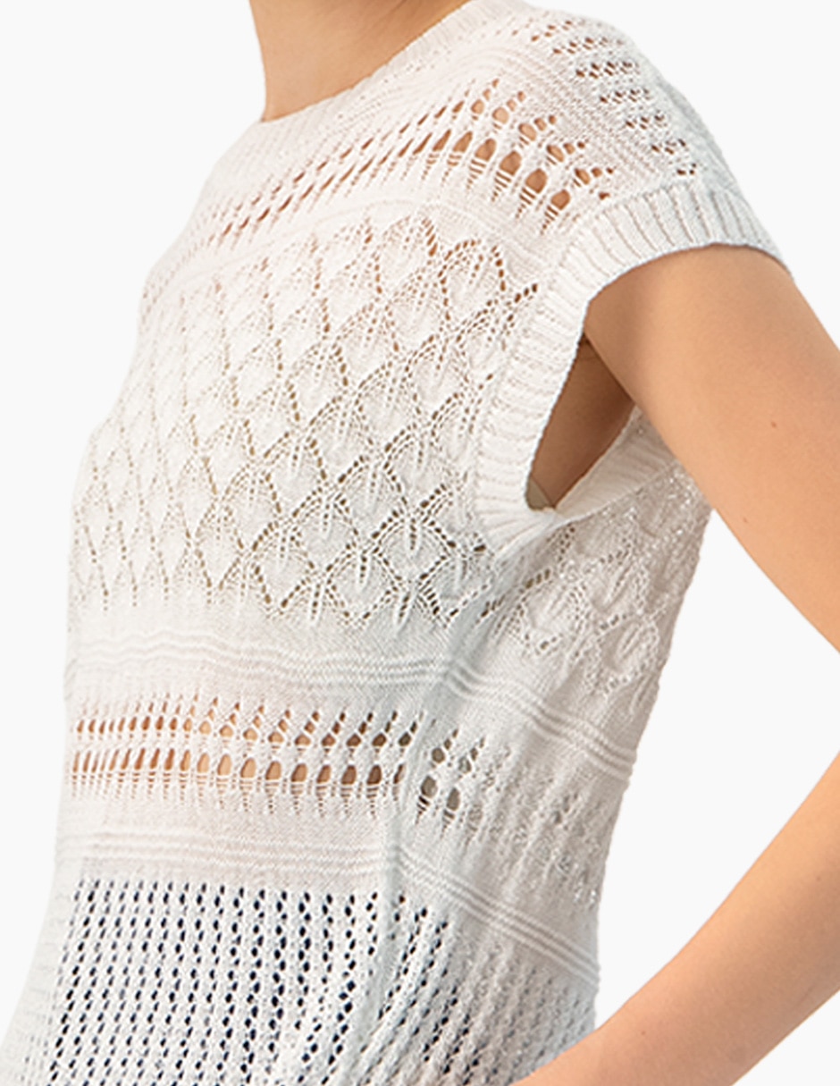 Blusa manga corta para mujer 5