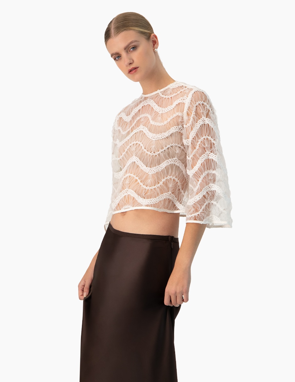 Blusa manga larga para mujer 3