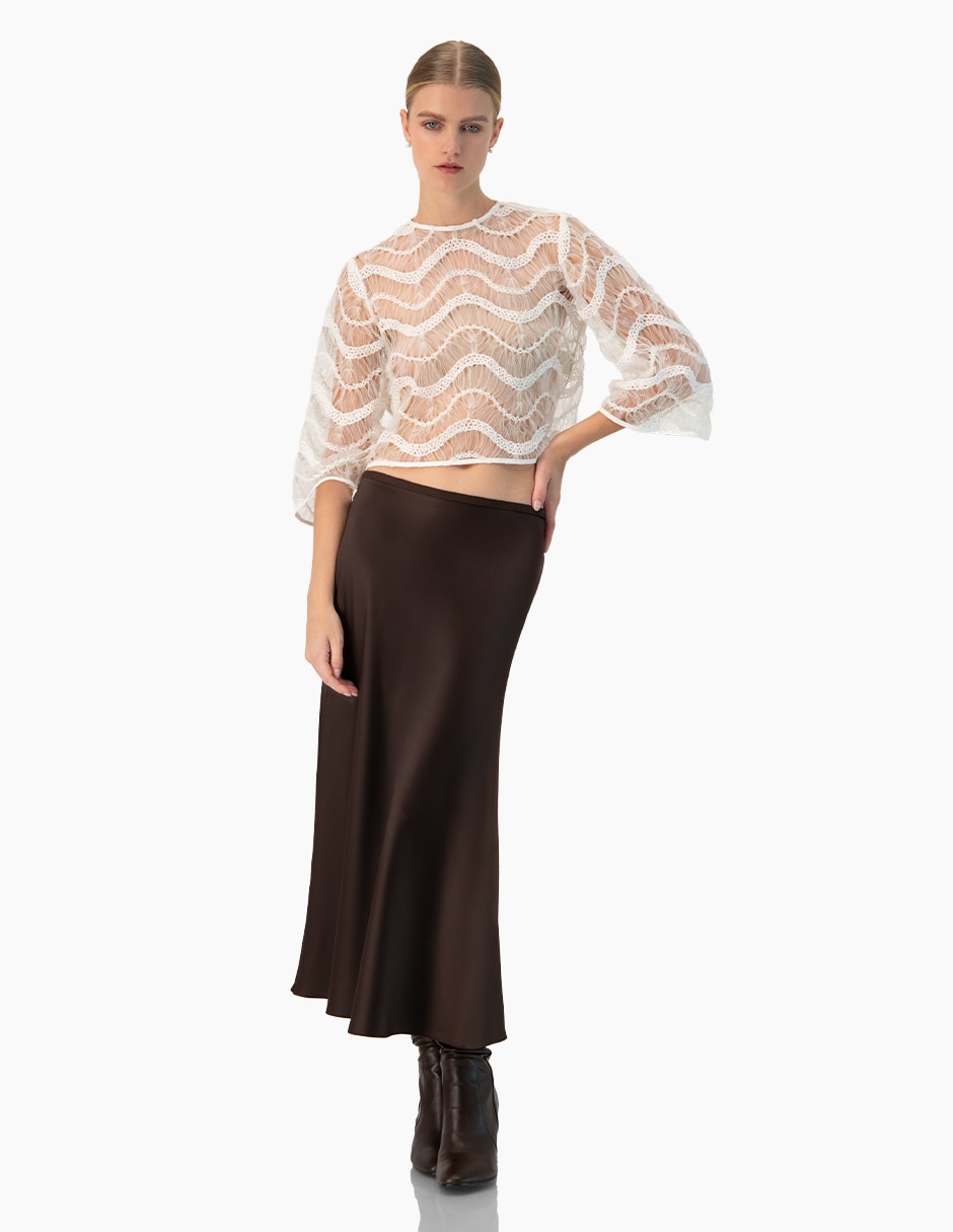 Blusa manga larga para mujer 4