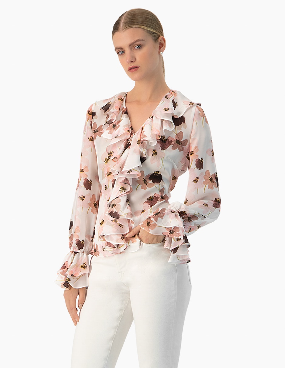 Blusa manga larga para mujer 3