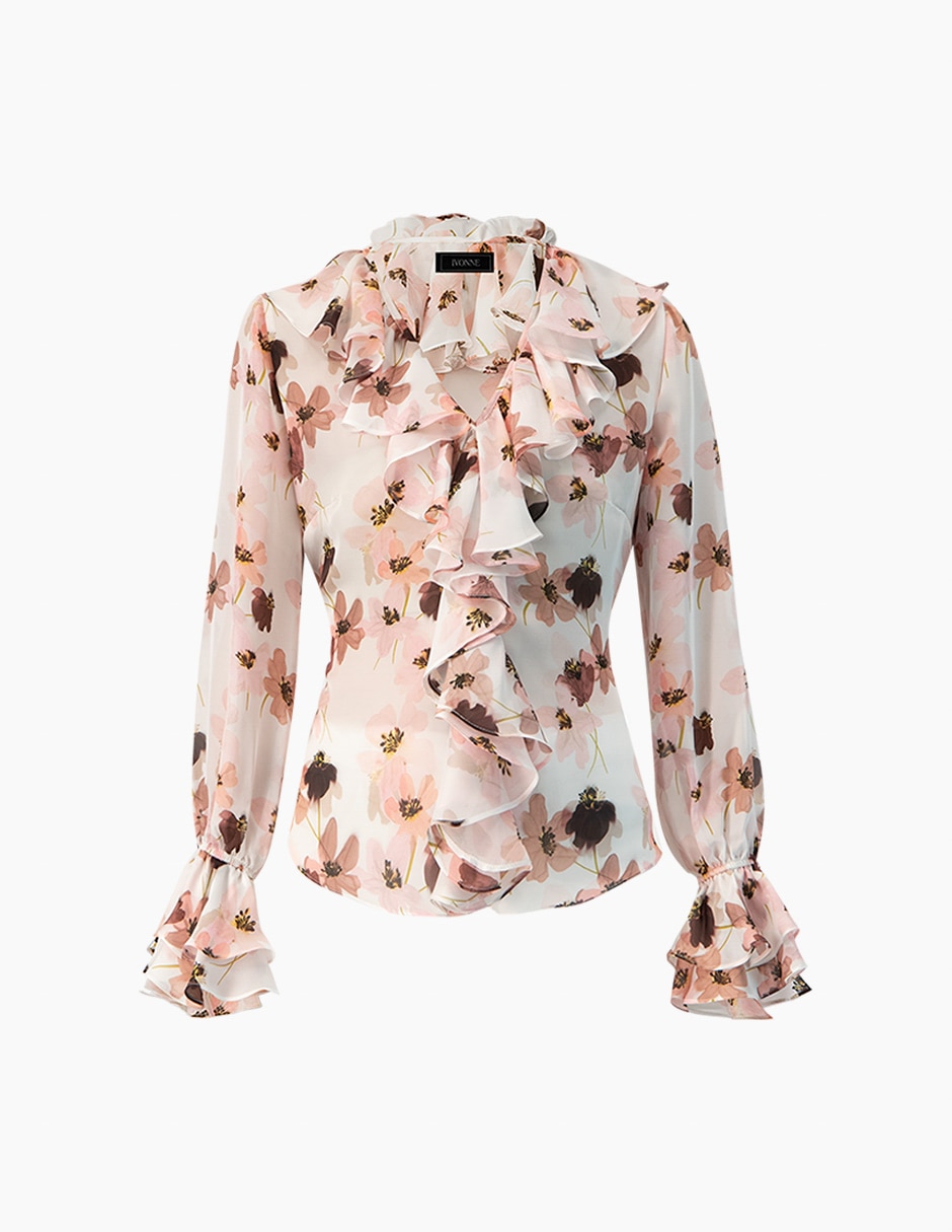 Blusa manga larga para mujer 7