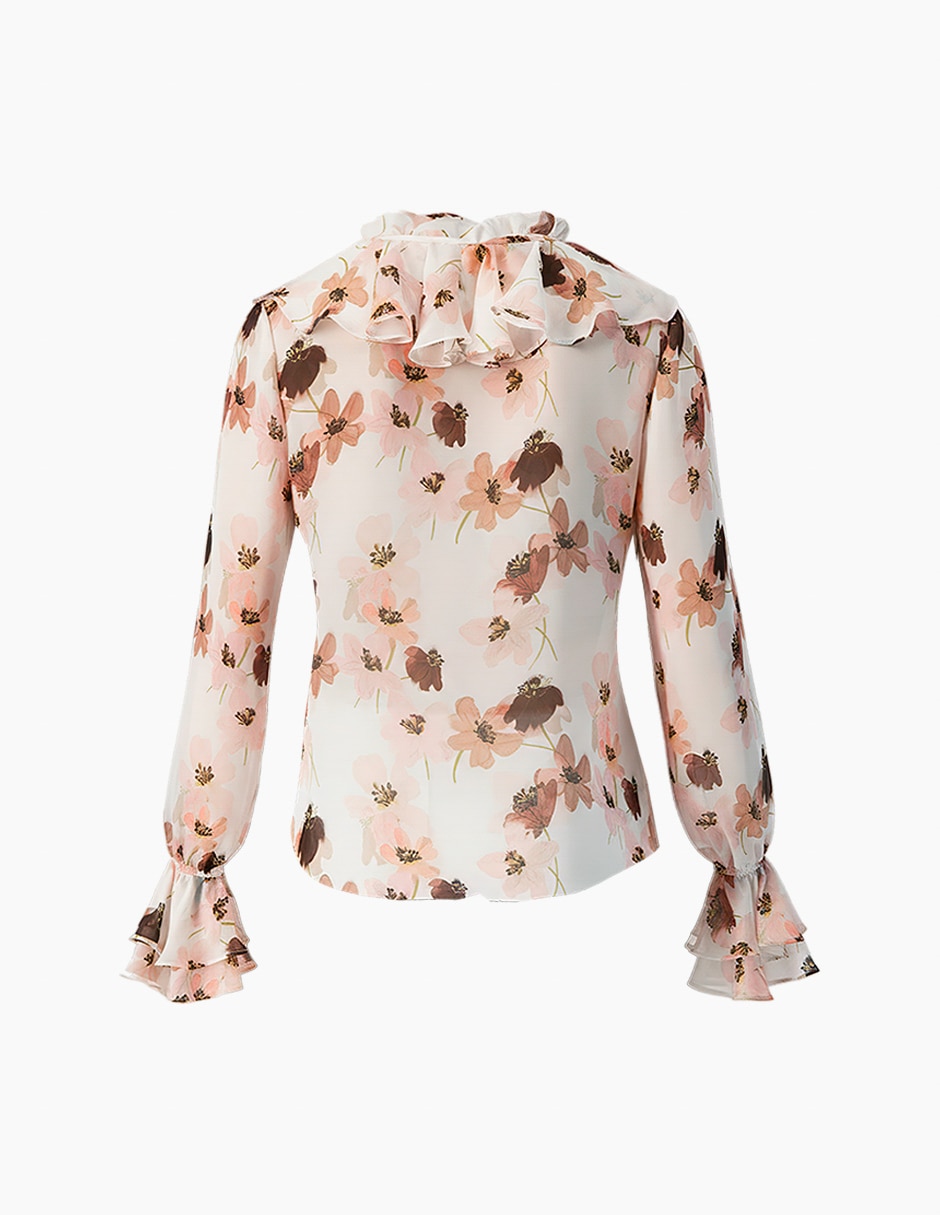 Blusa manga larga para mujer 8