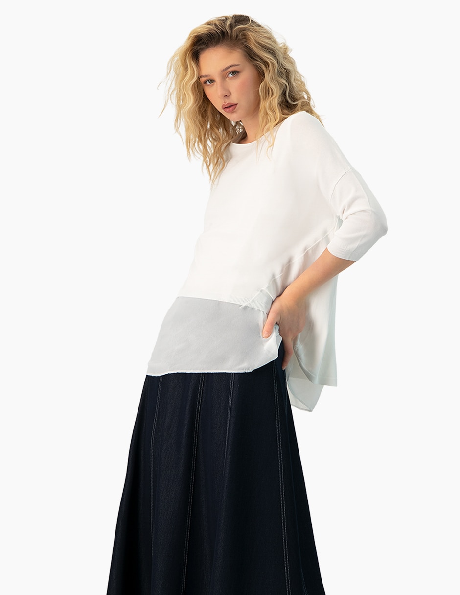 Blusa manga 3/4 para mujer 3