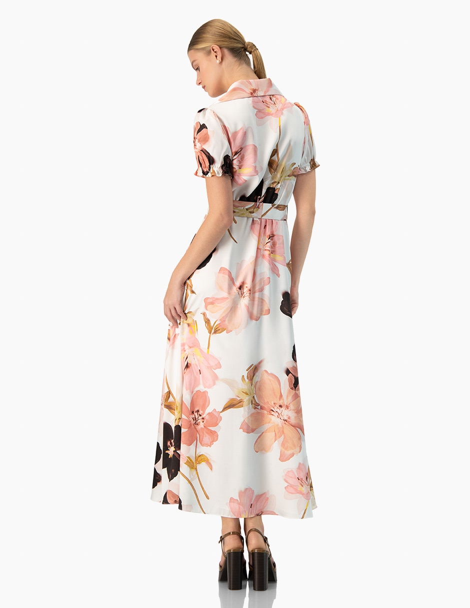 Vestido maxi de fiesta escote V 2