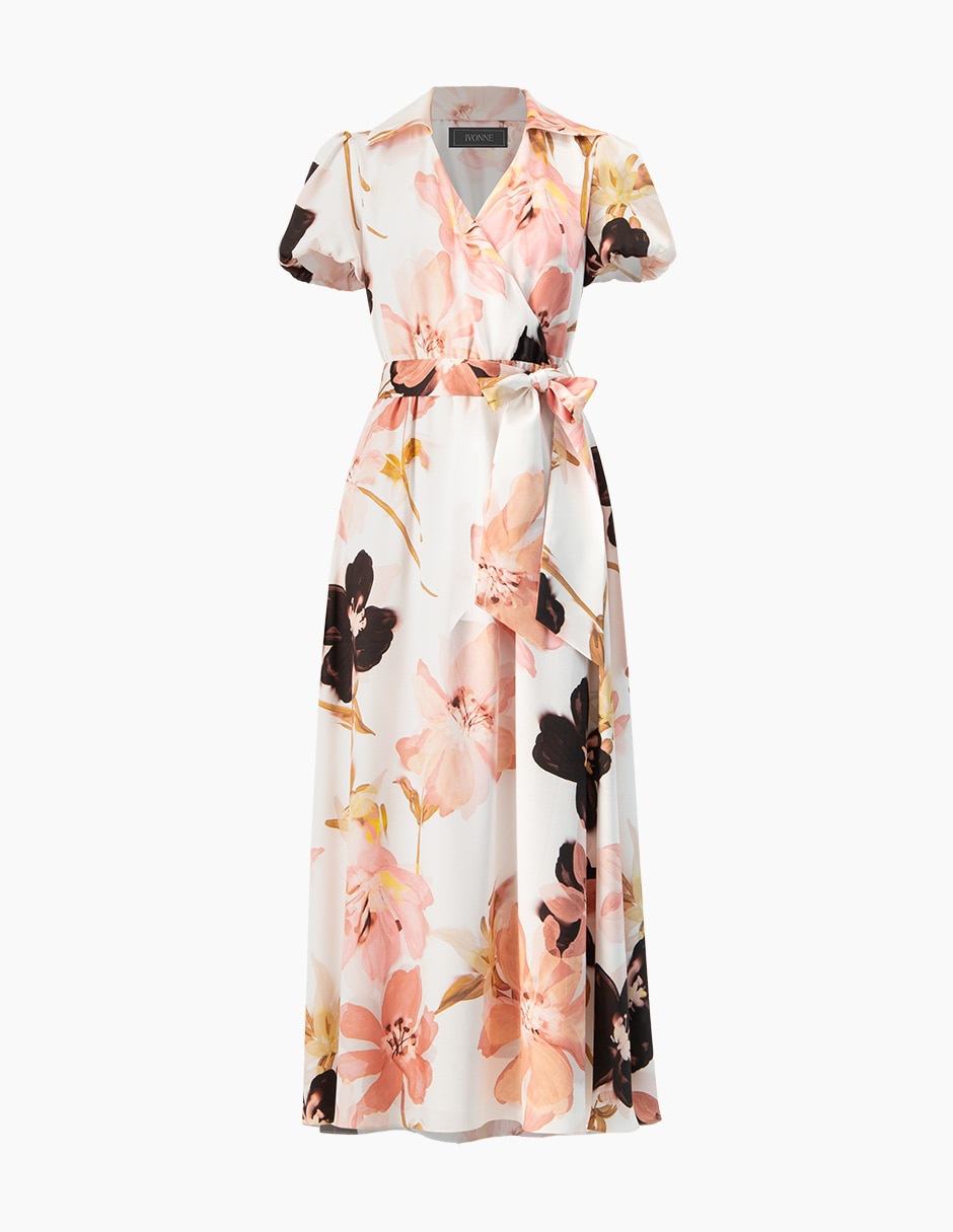 Vestido maxi de fiesta escote V 5