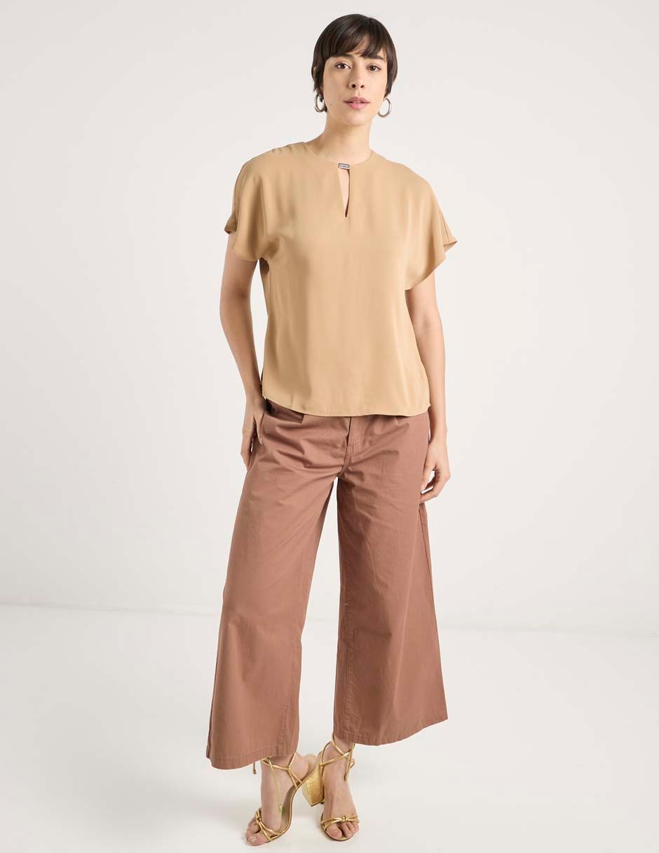 Blusa manga corta para mujer 3