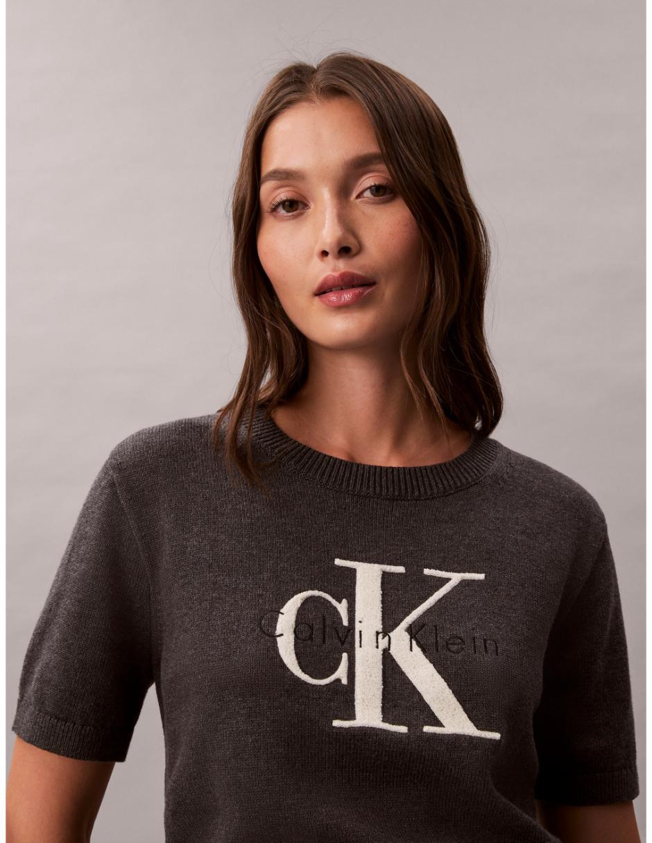 Suéter cuello redondo para mujer 5