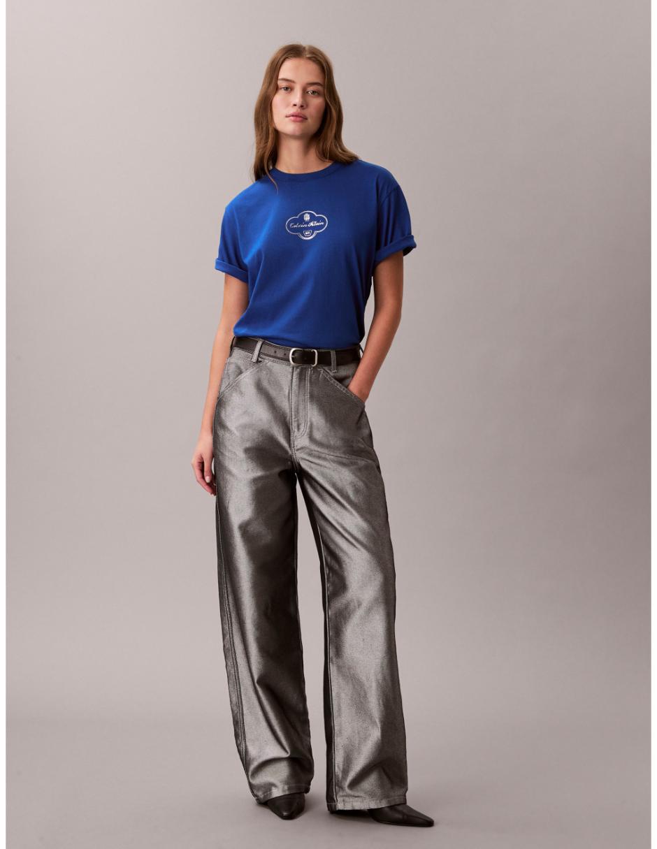 Playera manga corta cuello redondo para mujer 2