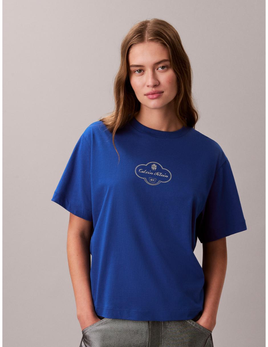 Playera manga corta cuello redondo para mujer 5
