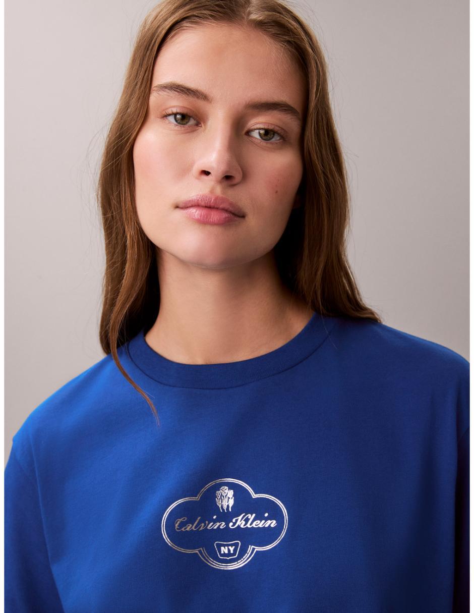 Playera manga corta cuello redondo para mujer 6