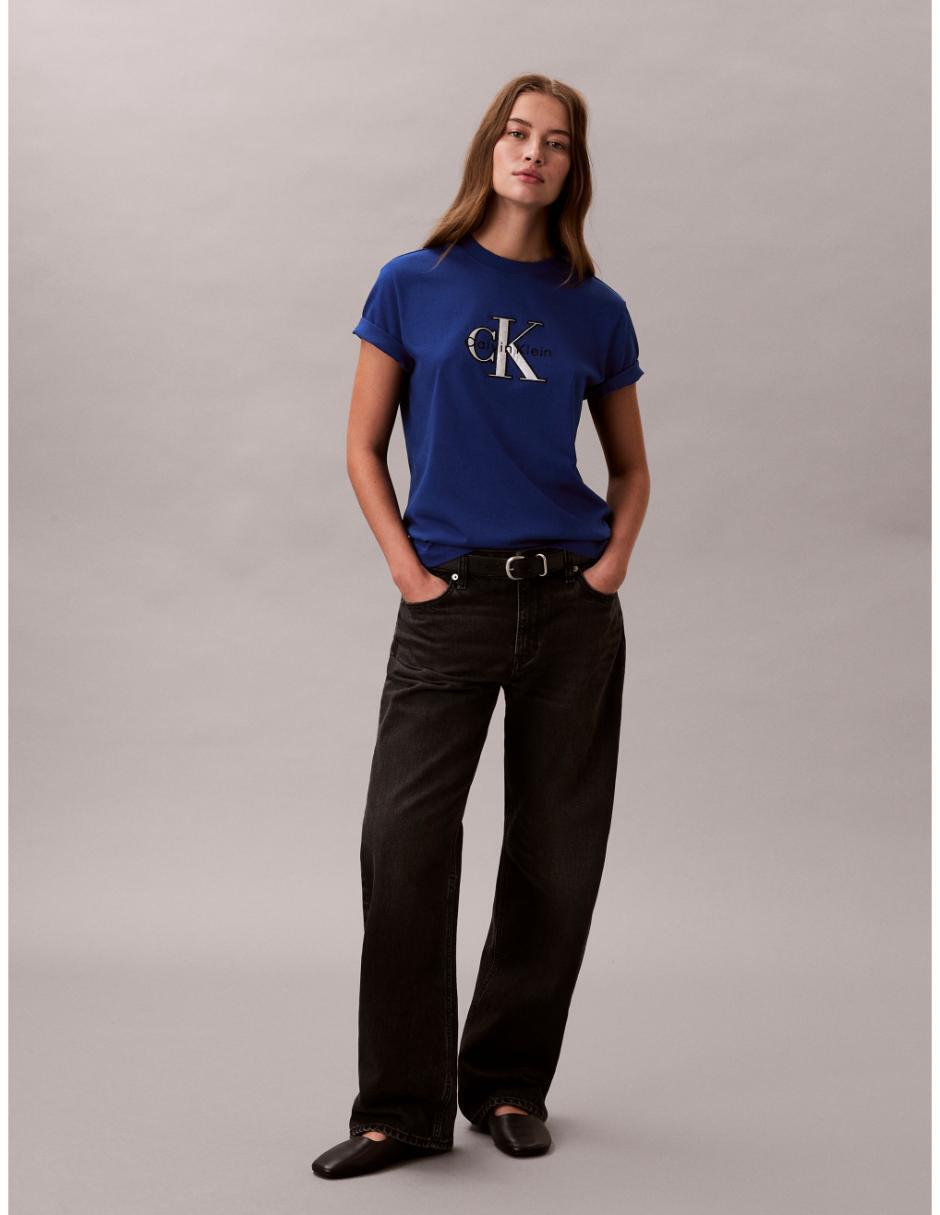 Playera manga corta cuello redondo para mujer Playera manga corta cuello redondo para mujer