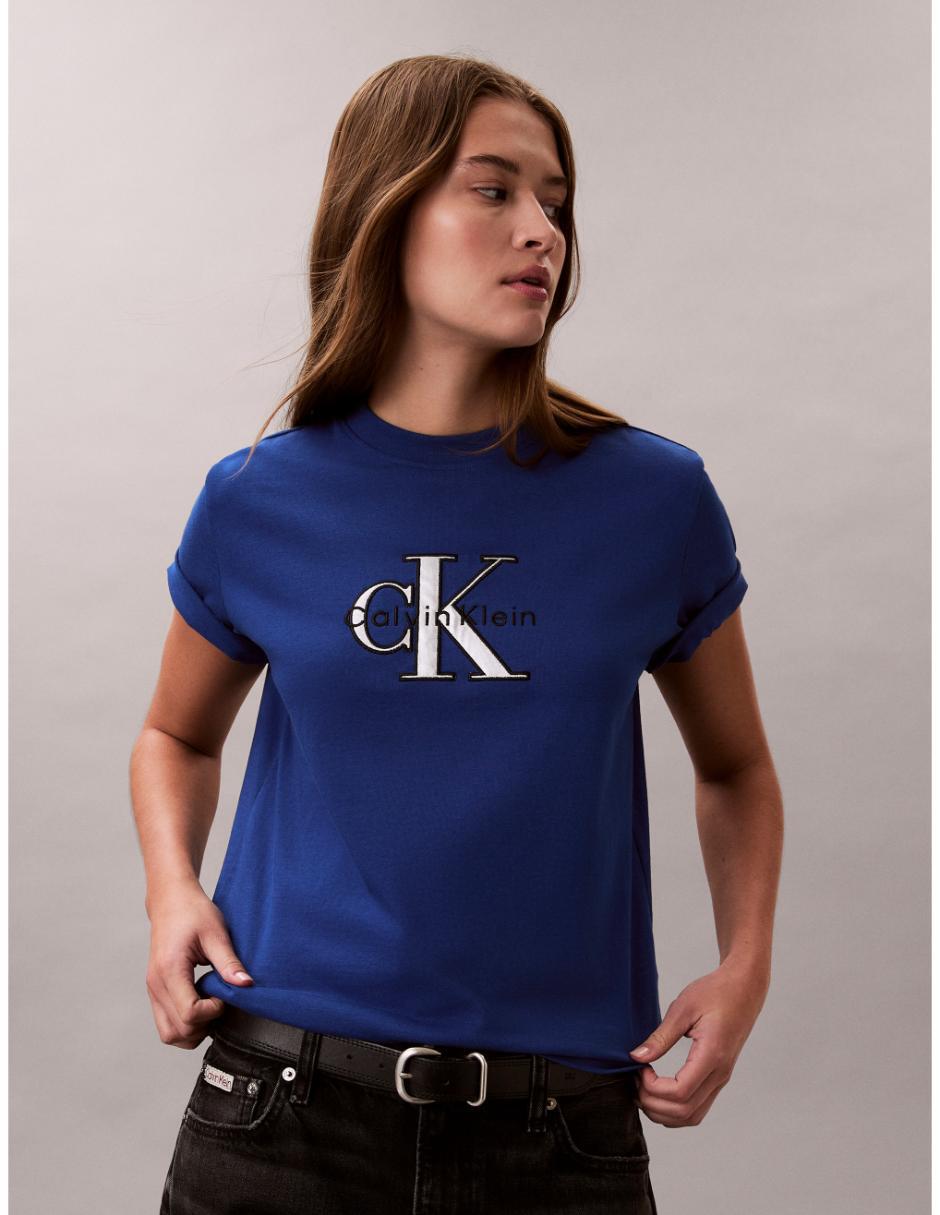 Playera manga corta cuello redondo para mujer 5