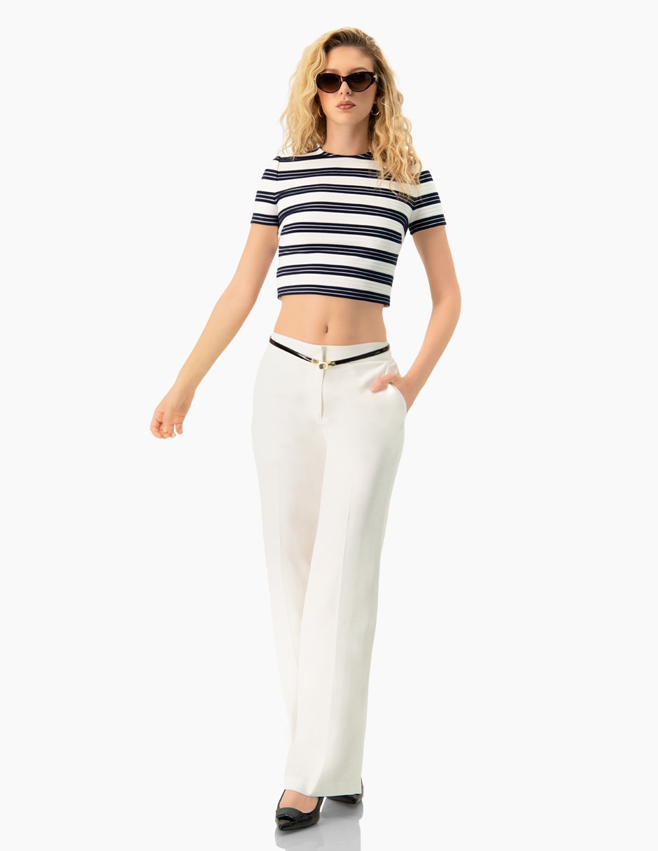 Blusa manga corta para mujer 5