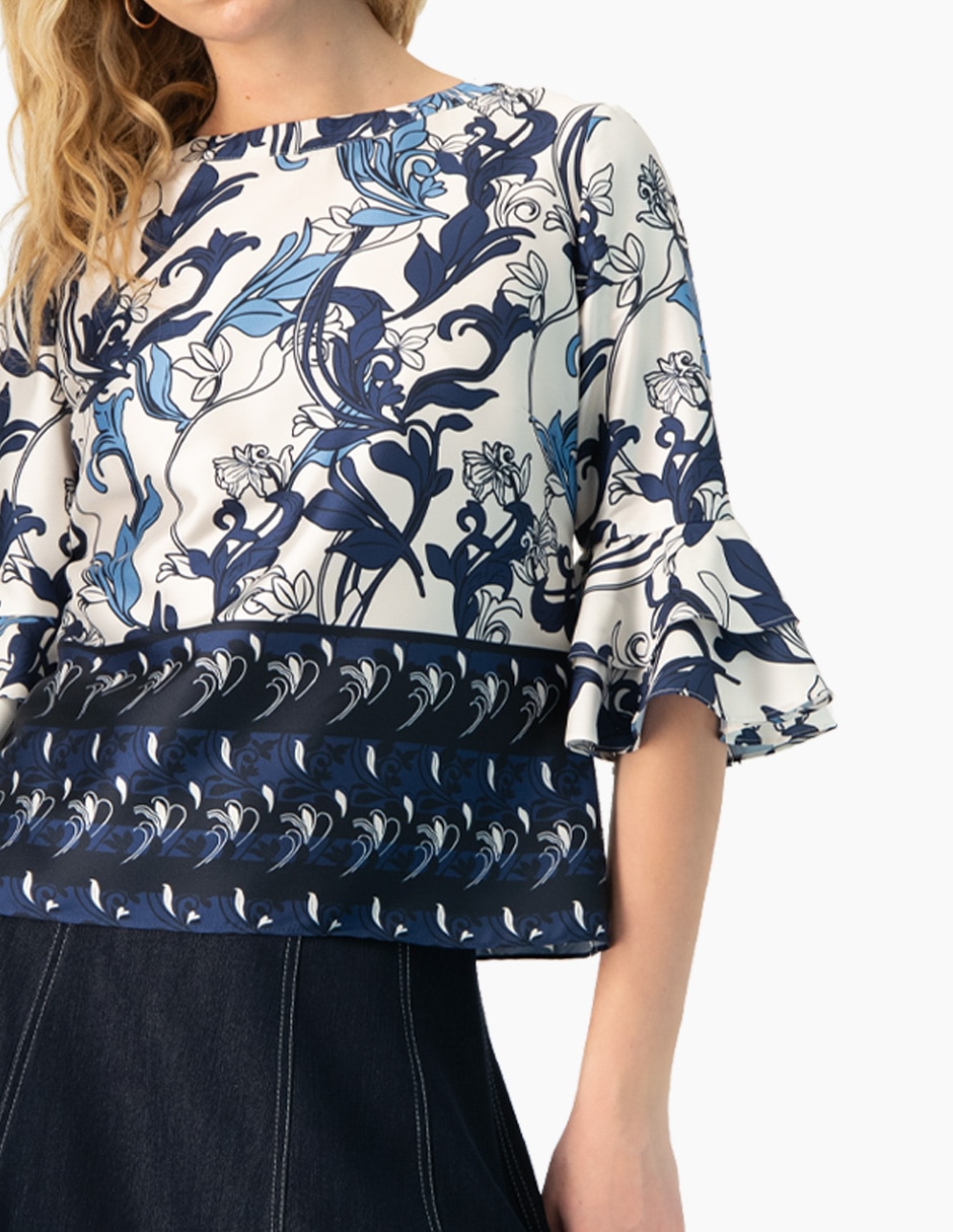 Blusa manga 3/4 para mujer 6