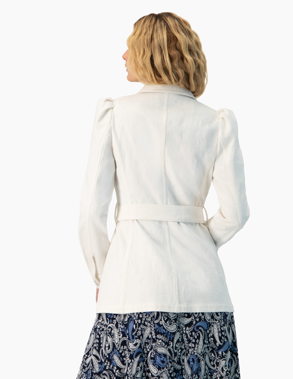 Gabardina con bolsillos para mujer 2