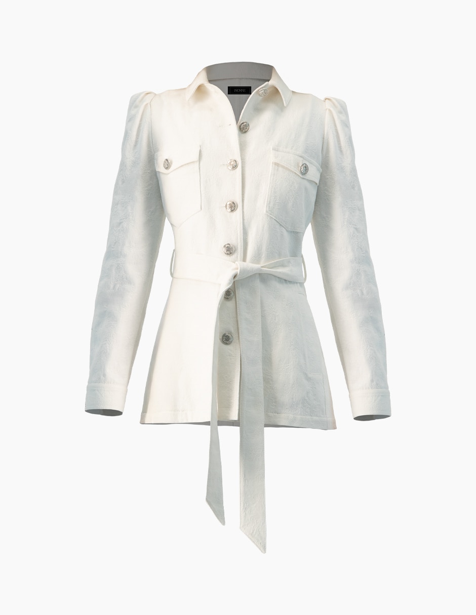 Gabardina con bolsillos para mujer 6