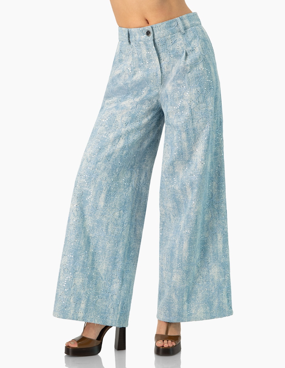 Pantalón amplio para mujer