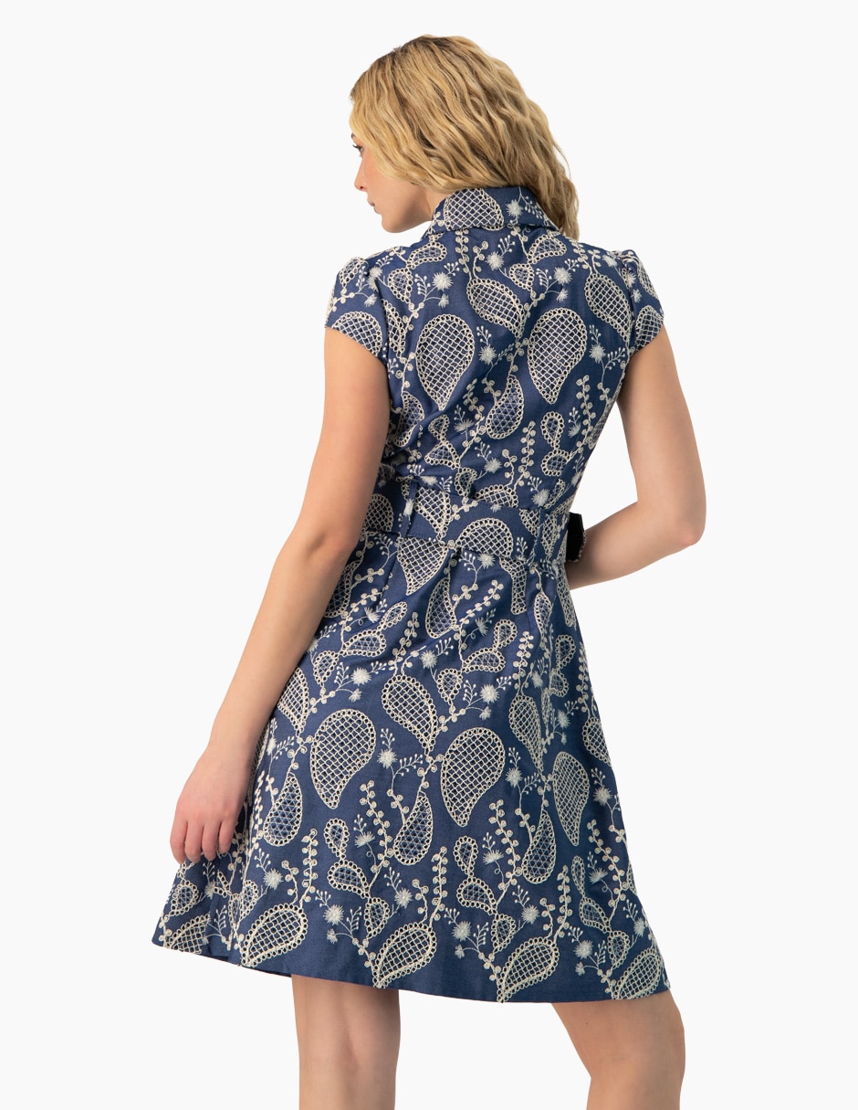 Vestido arriba de la rodilla casual para mujer 2