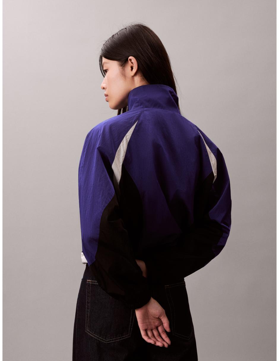 Chamarra rompevientos impermeable para mujer 7