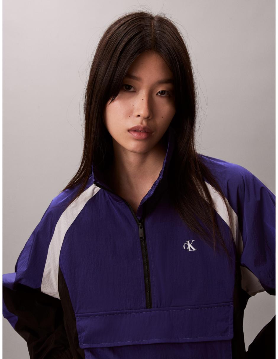 Chamarra rompevientos impermeable para mujer 11