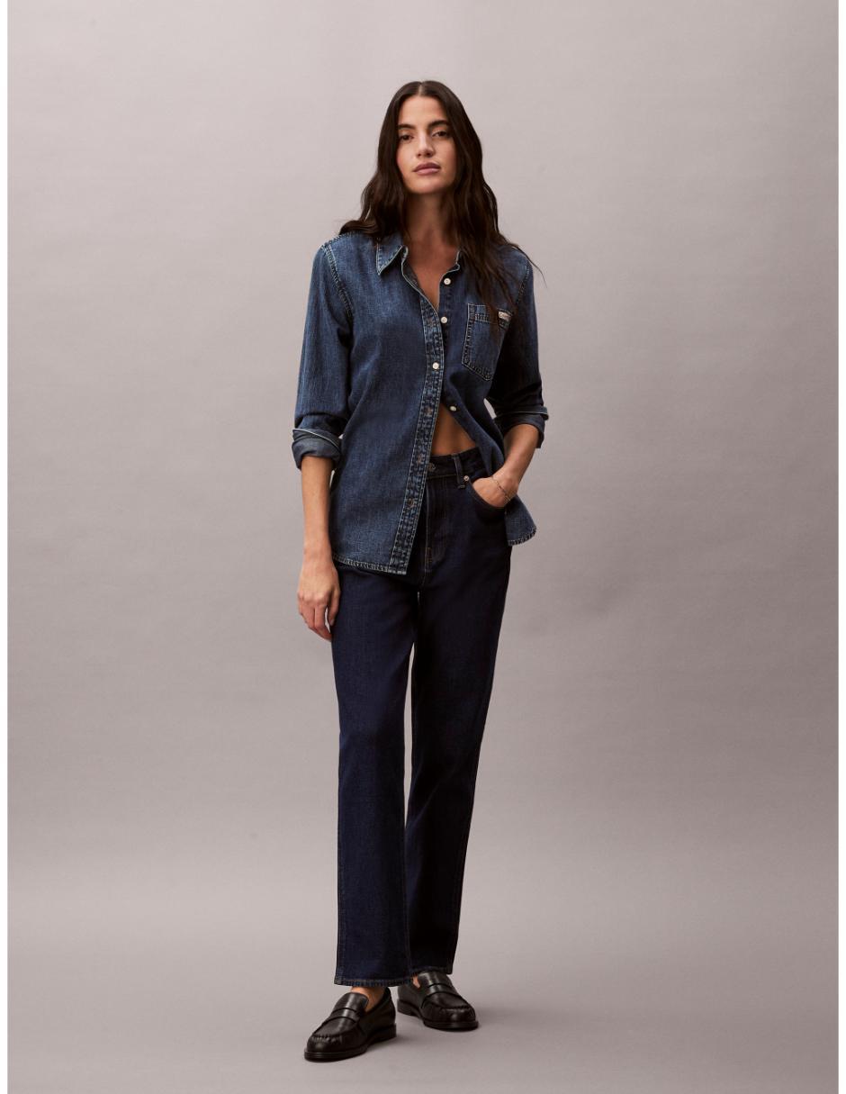 Jeans slim media cintura 47F749G-GWI para mujer