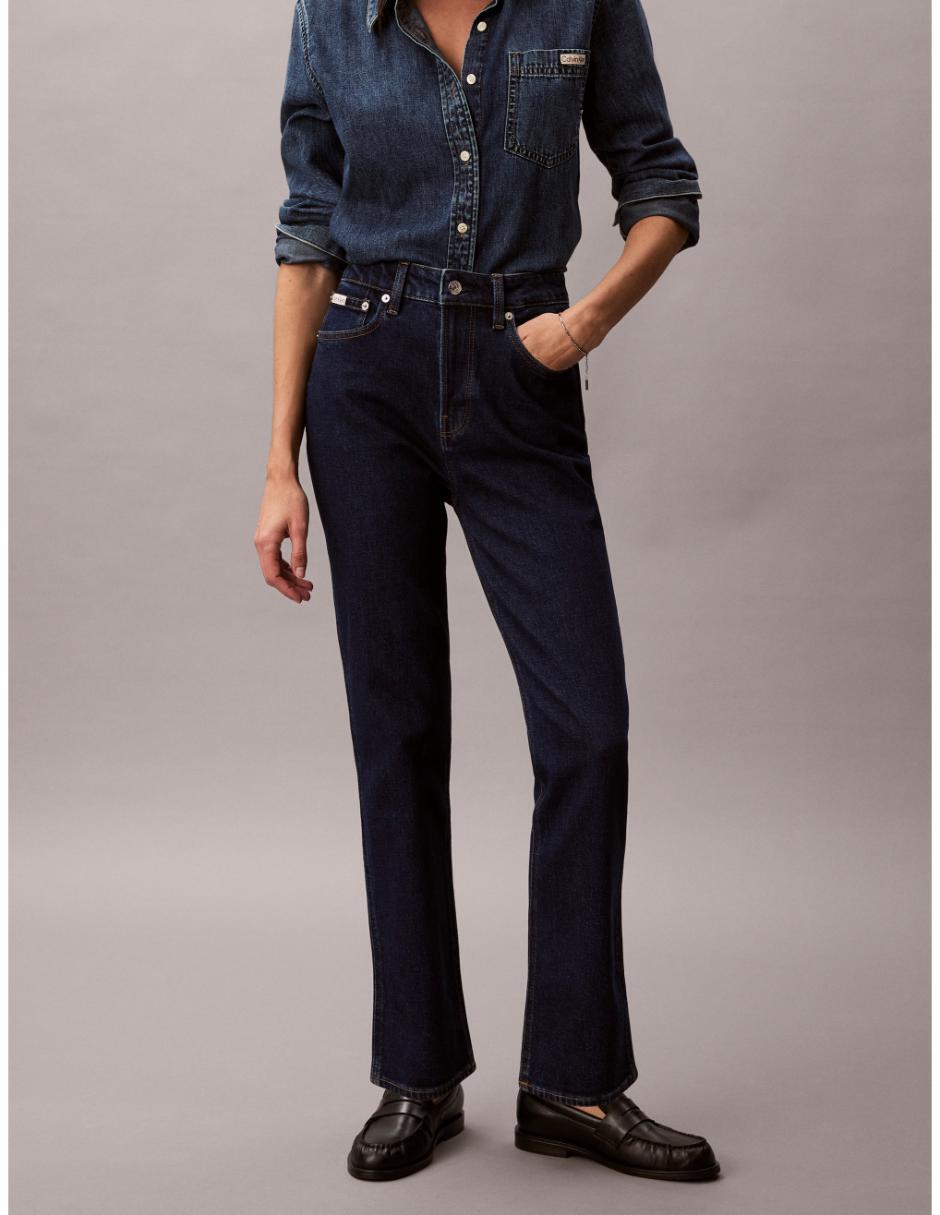 Jeans slim media cintura 47F749G-GWI para mujer 4