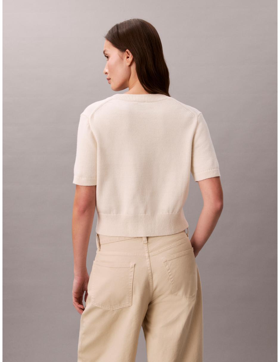Suéter cuello redondo para mujer 2