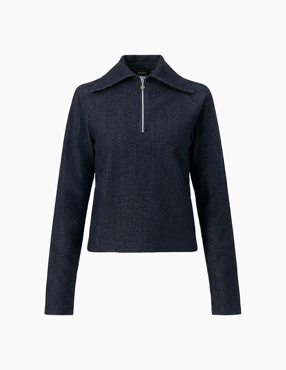 Suéter cuello solapa para mujer 7