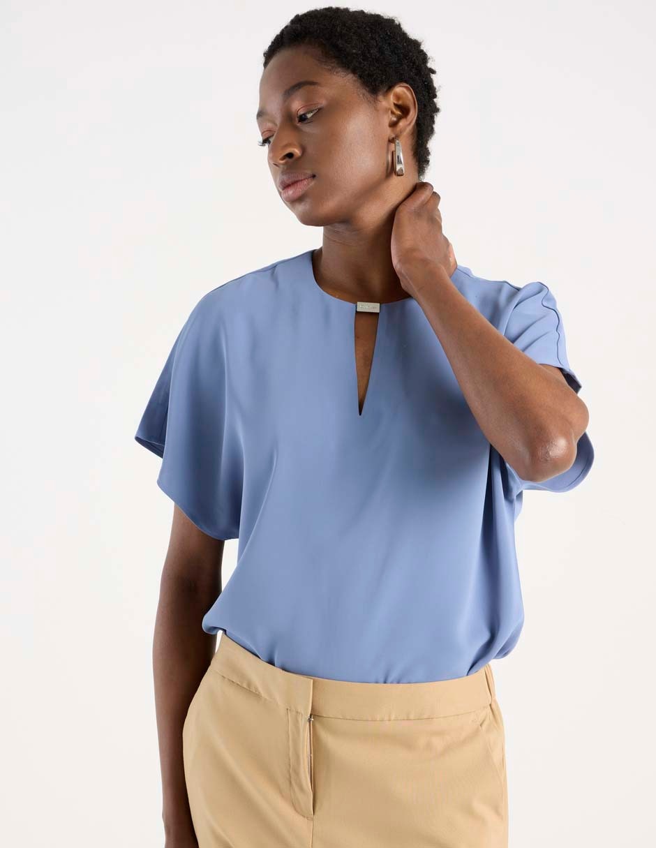 Blusa manga corta para mujer 2