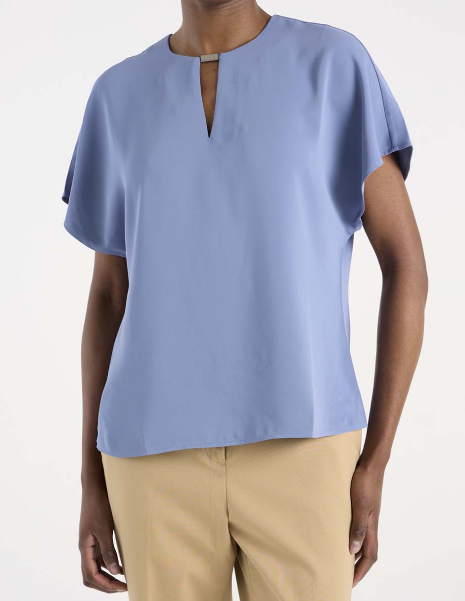 Blusa manga corta para mujer 7