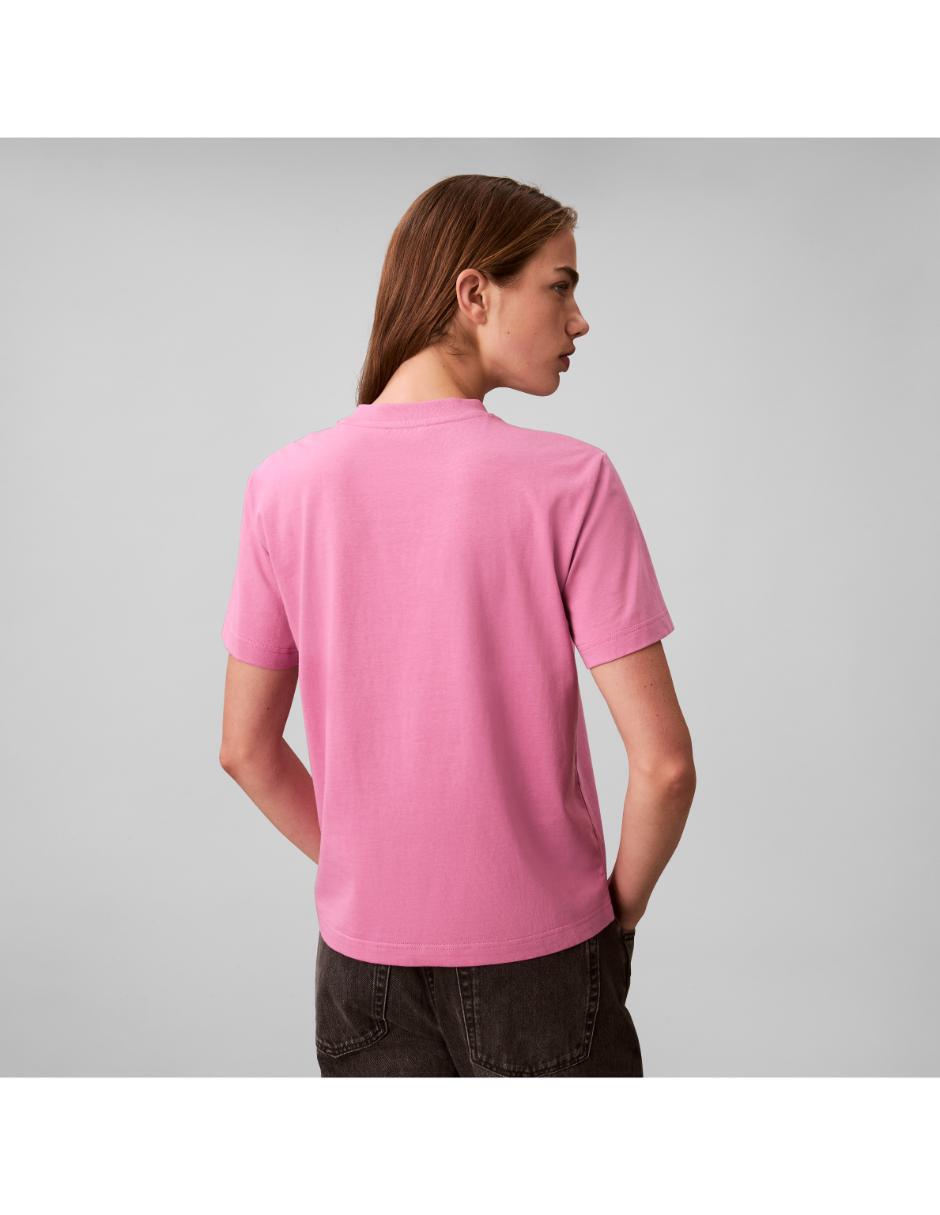 Playera manga corta cuello redondo para mujer 2