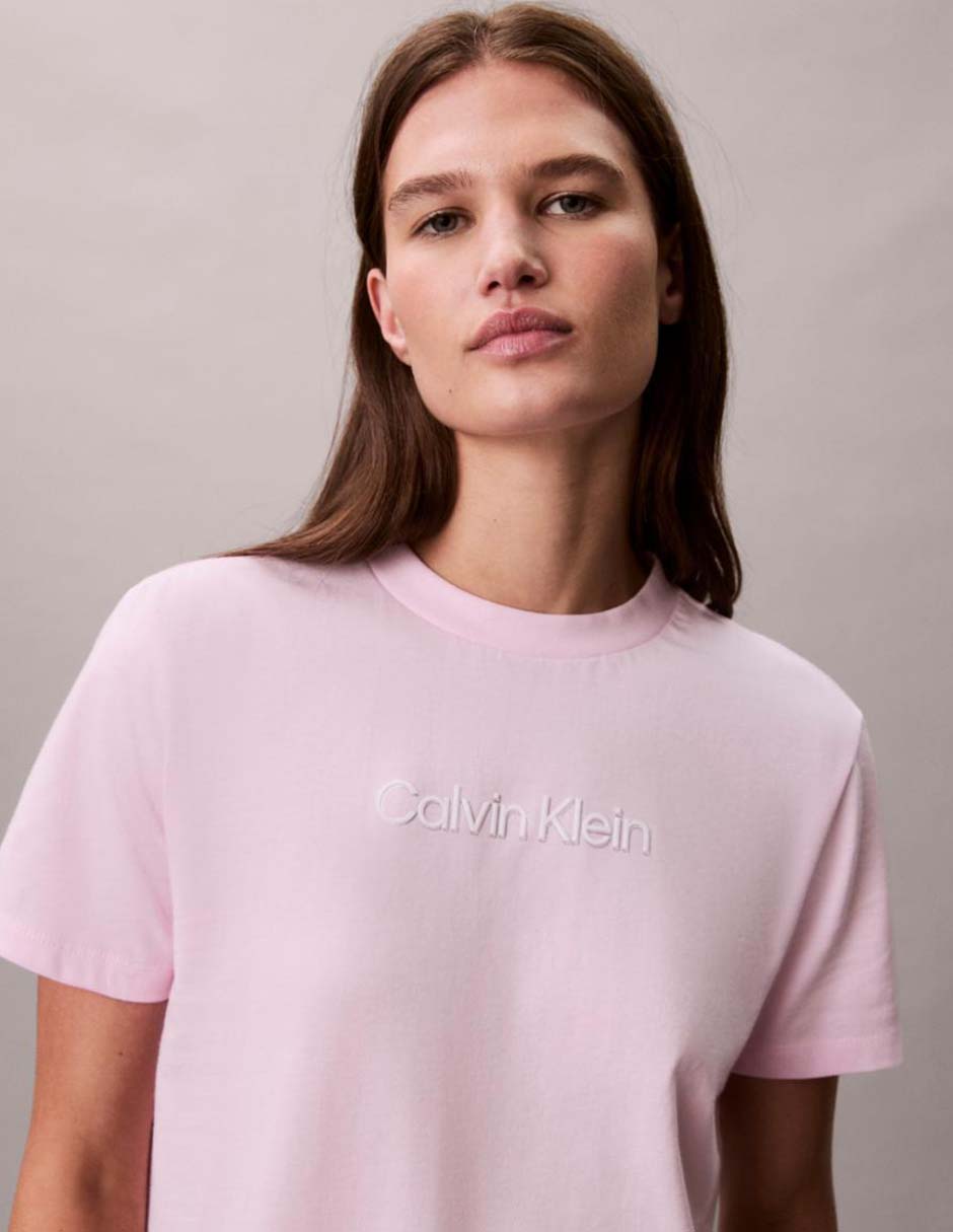 Playera manga corta cuello redondo para mujer 3