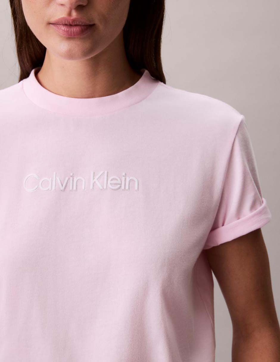 Playera manga corta cuello redondo para mujer 5