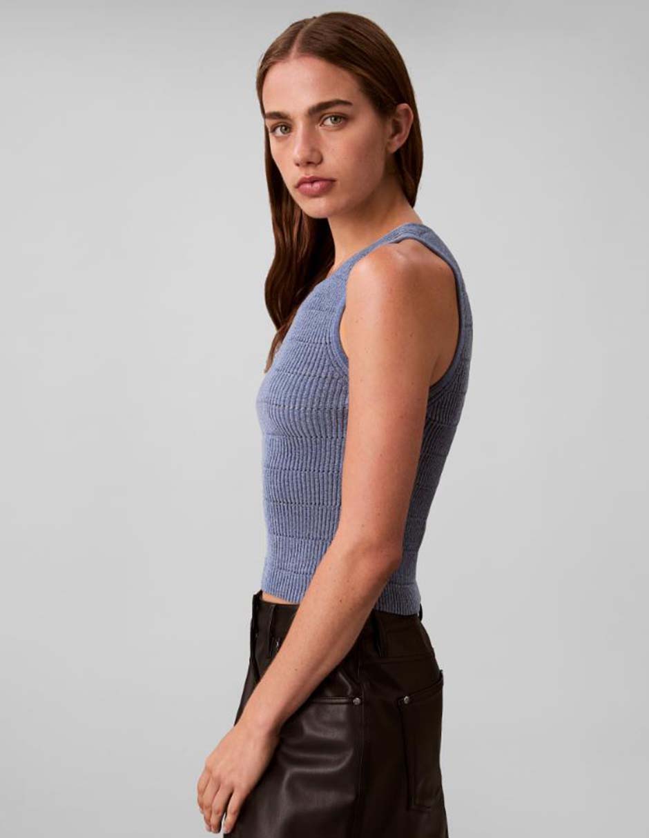 Top cuello redondo tirante ancho 5