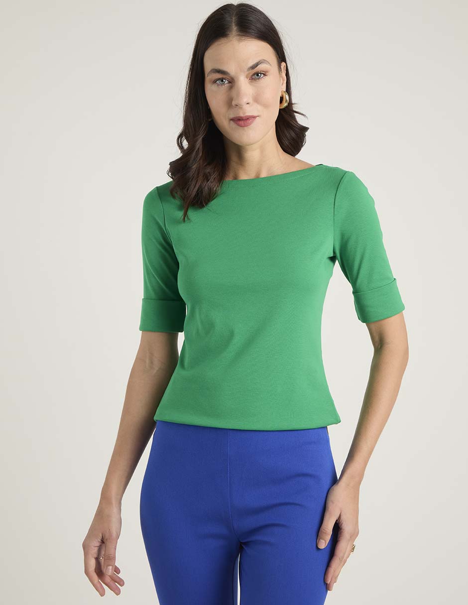 Blusa manga al codo para mujer Blusa manga al codo para mujer