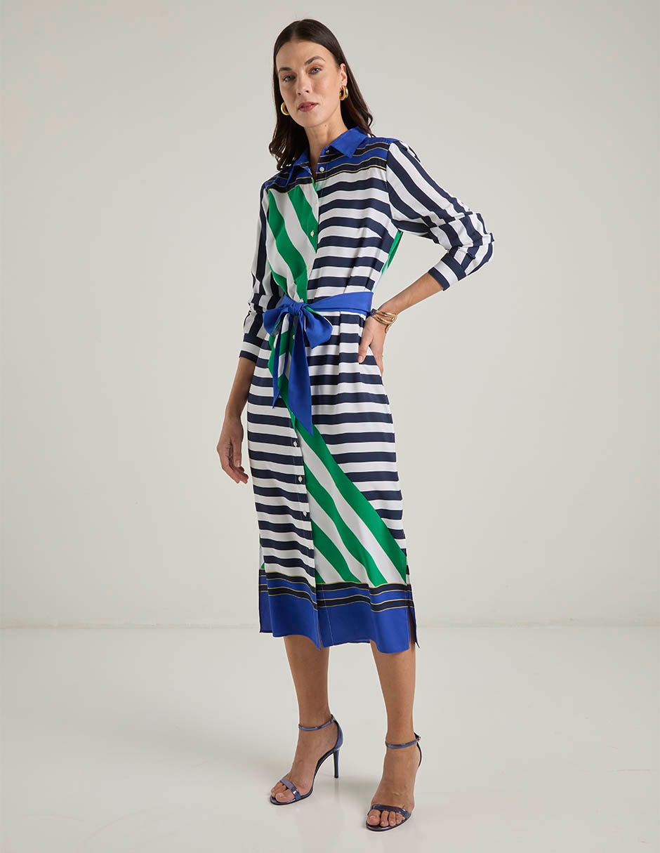 Vestido midi casual para mujer Vestido midi casual para mujer