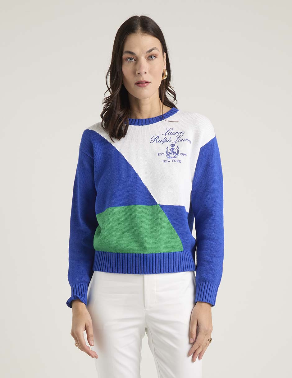Suéter cuello redondo para mujer 2