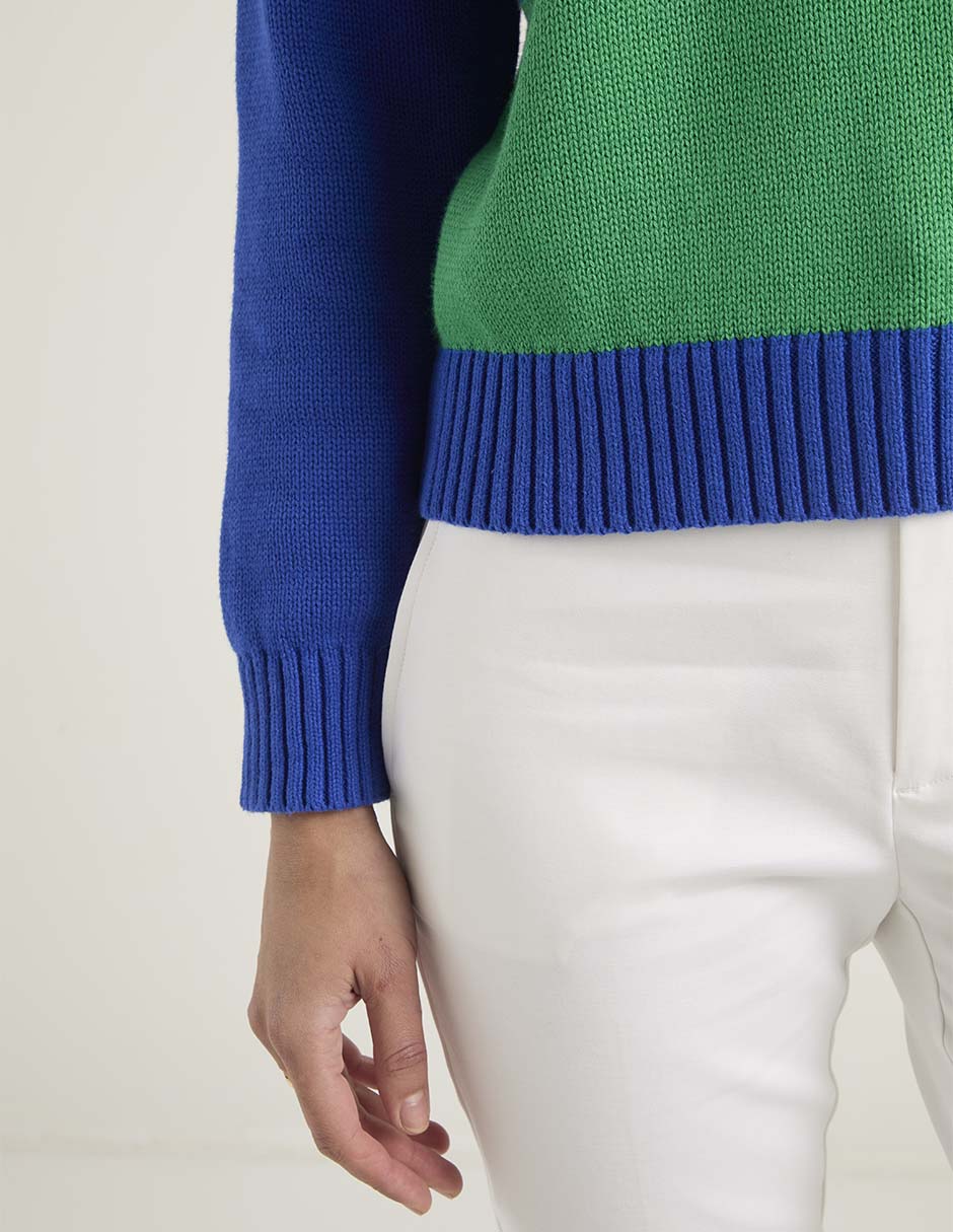 Suéter cuello redondo para mujer 5