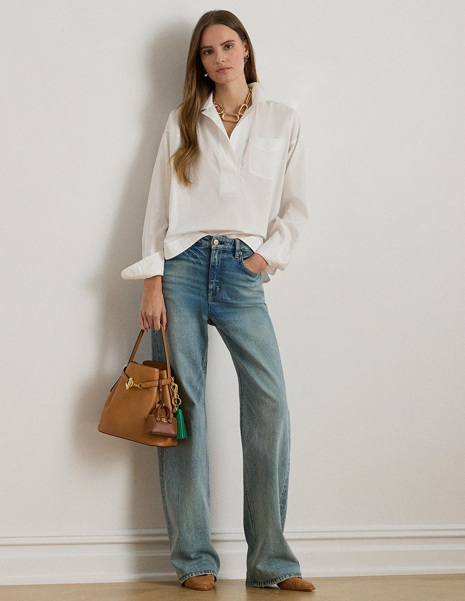 Blusa camisera manga larga para mujer 3