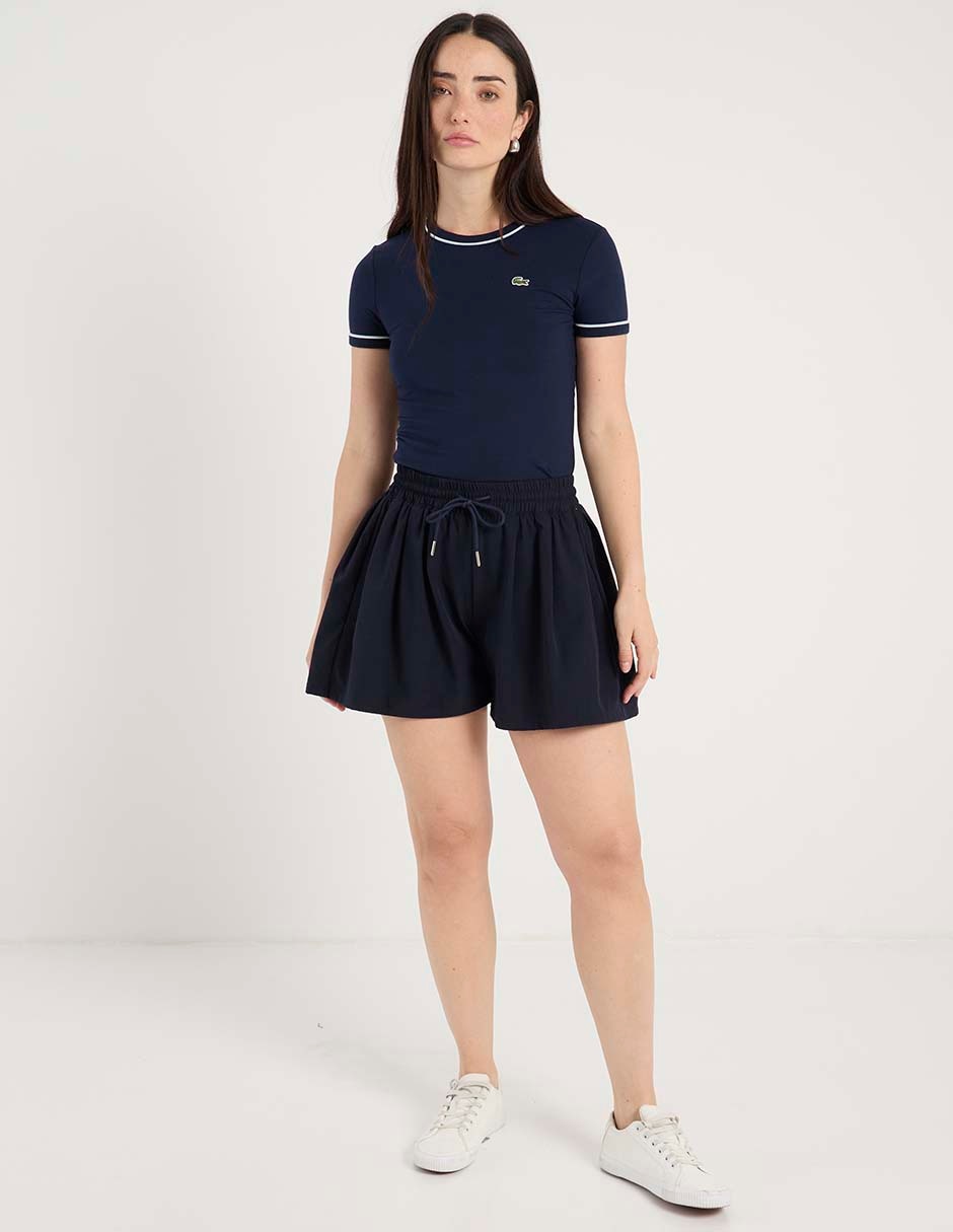 Playera manga corta cuello redondo para mujer 3
