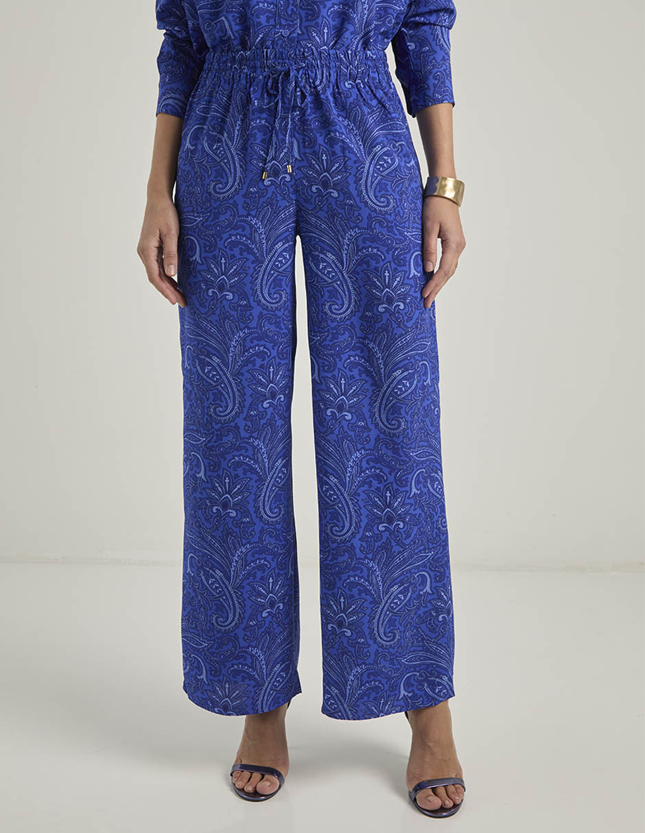 Pantalón relaxed wide leg para mujer
