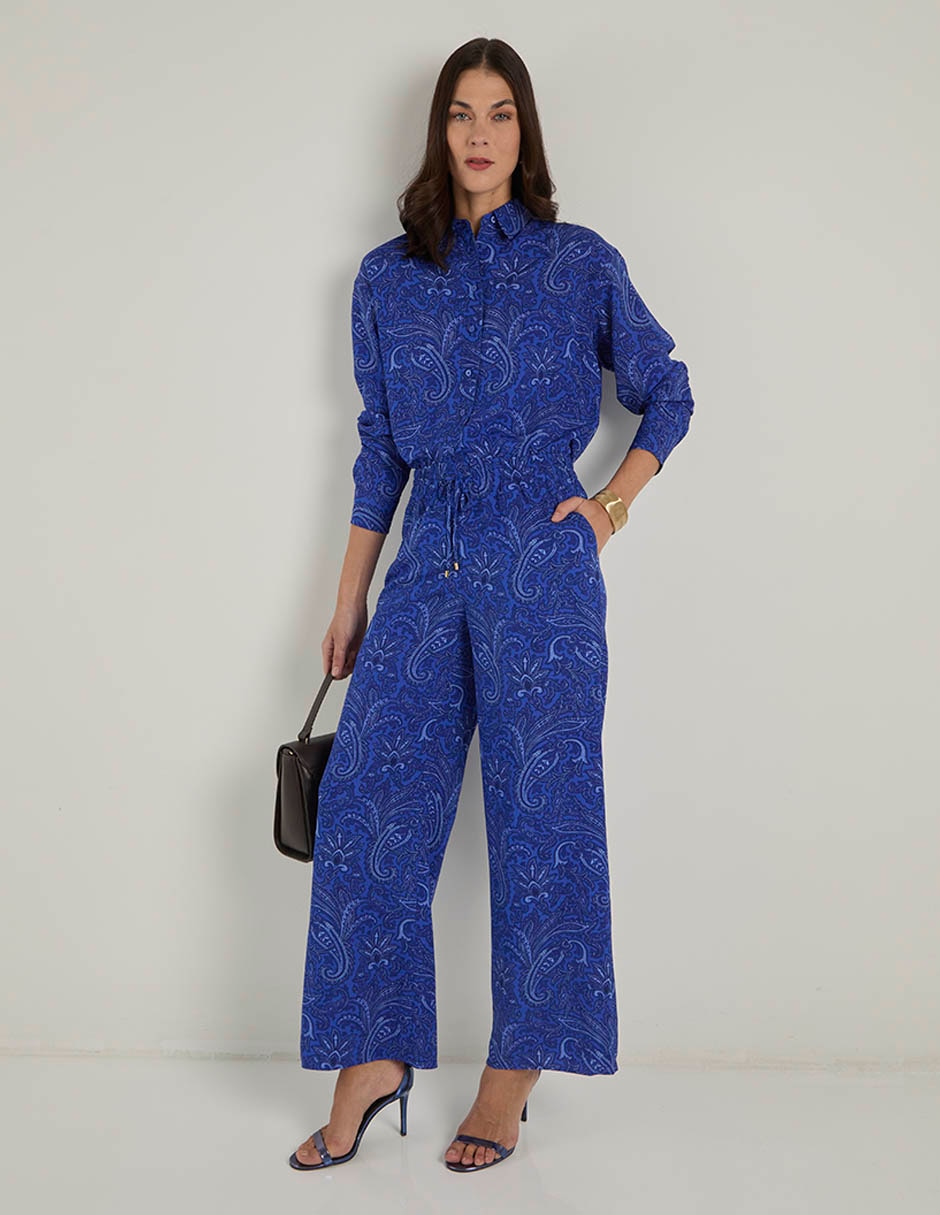 Pantalón relaxed wide leg para mujer 2