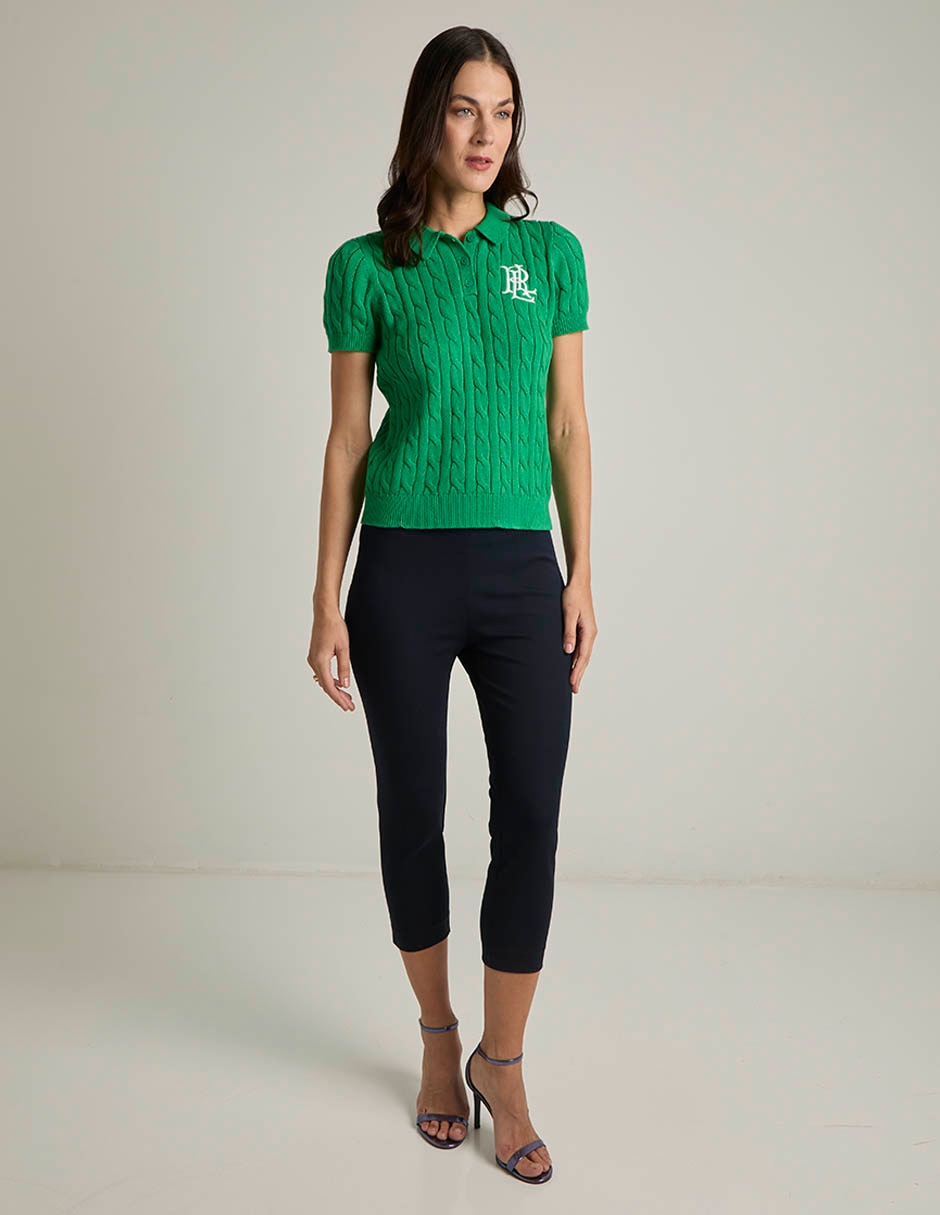 Pantalón capri Lauren Petite skinny para mujer