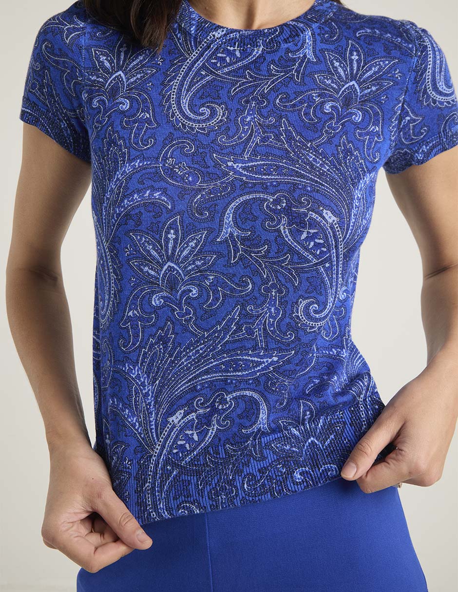 Blusa manga corta para mujer 4