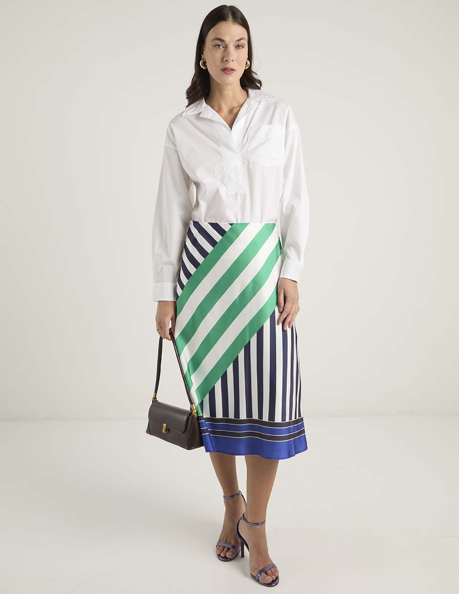 Blusa camisera manga larga para mujer 3