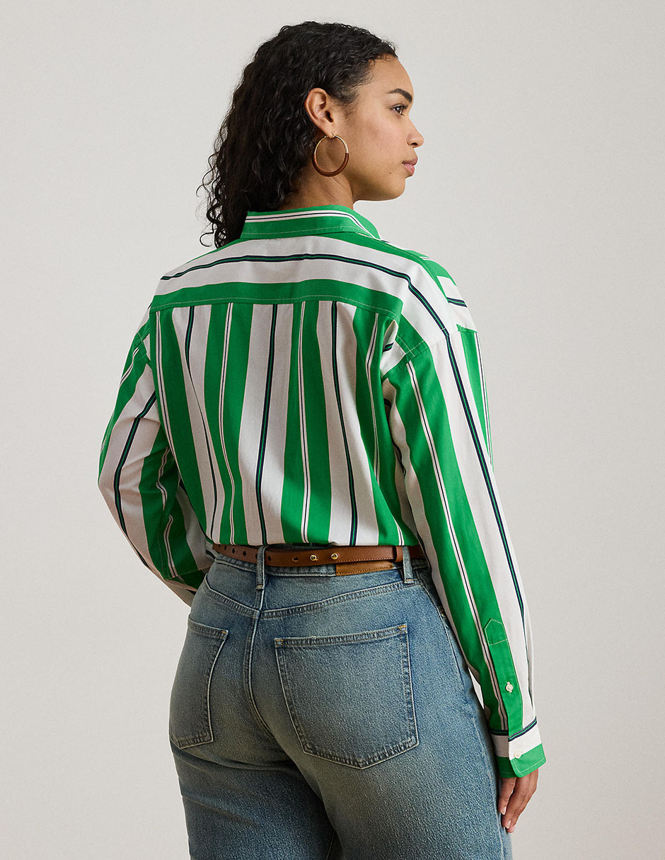 Blusa camisera manga larga para mujer 2