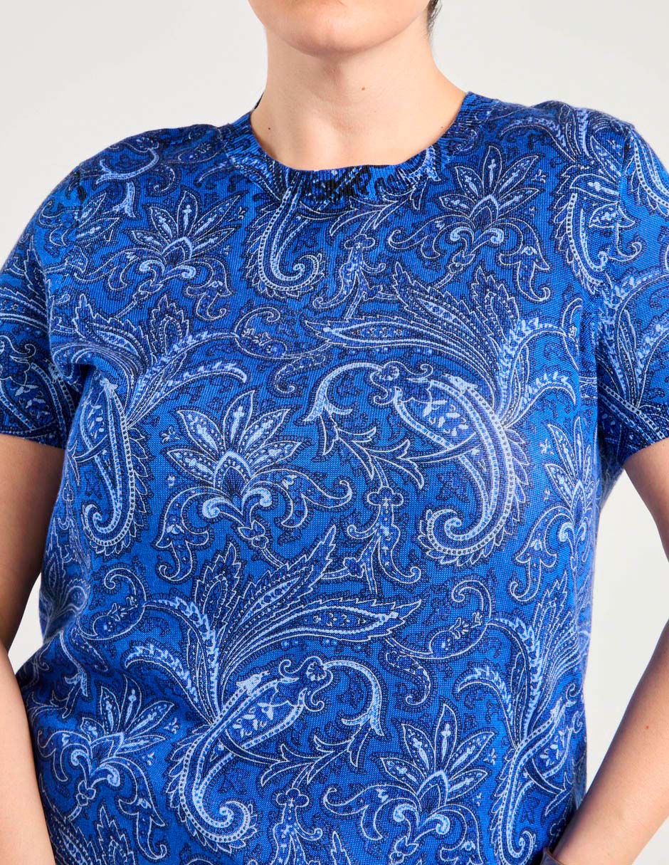 Blusa manga corta para mujer 8