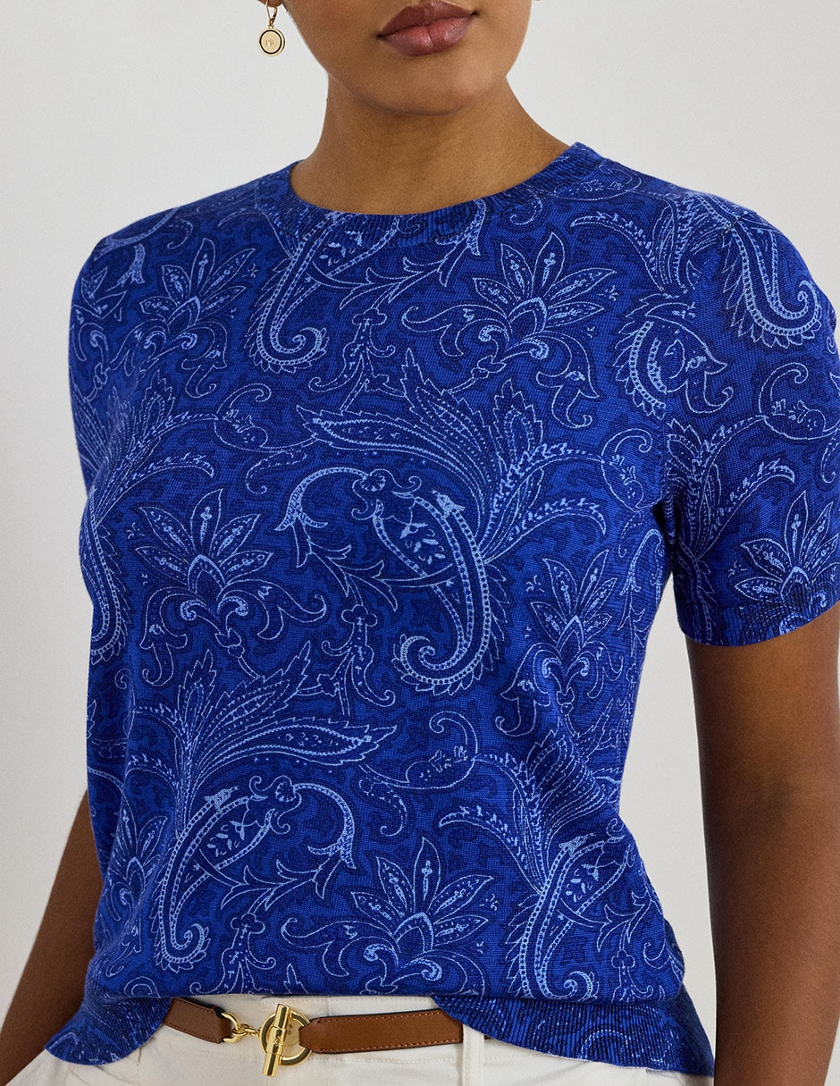 Blusa manga corta para mujer 4