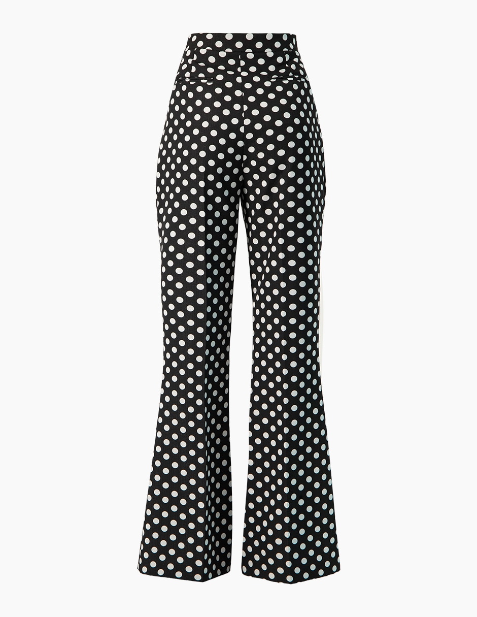Pantalón acampanado regular para mujer 8